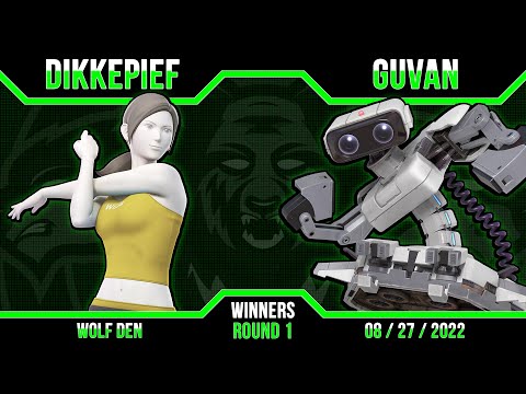 Smash South Wolf Den - DikkePief (Wii Fit) vs. Smash South | Guvan (R.O.B.) | WR1
