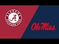 Week 3 2018 #1 Alabama vs Ole Miss Highlights Sep 15 2018