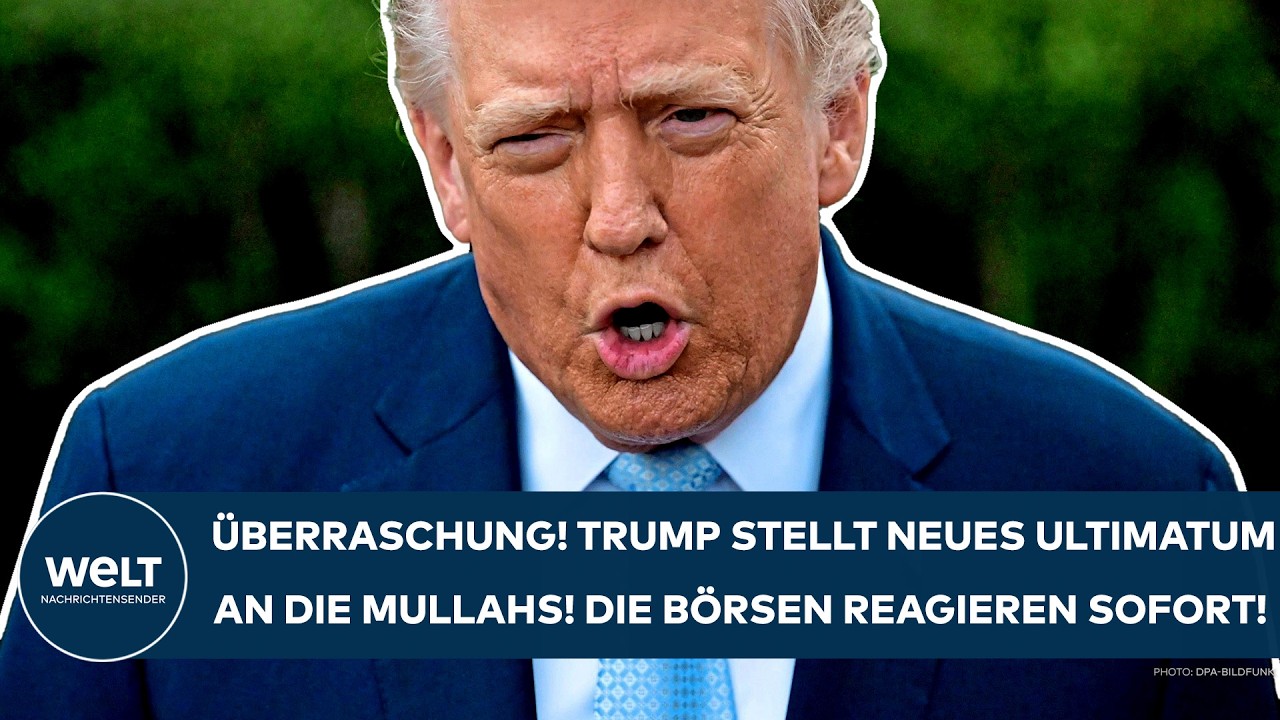 IRAN-KRIEG: Überraschung! Trump stellt neues Ultimatum an die Mullahs! Die Börsen reagieren sofort!