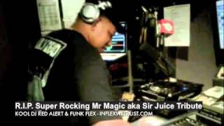 SUPER ROCKING MR MAGIC TRIBUTE W/ FUNK FLEX &amp; KOOL DJ RED ALERT ON HOT 97