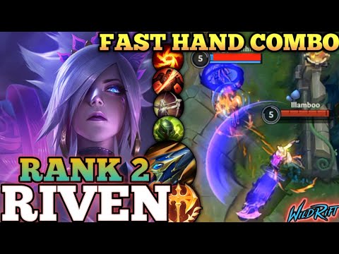 RIVEN BEST META BUILD ABUSE! AGGRESSIVE MVP PLAY - TOP 2 GLOBAL RIVEN BY Illamboo - WILD RIFT