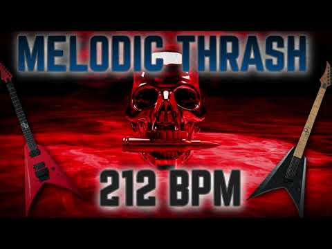 Melodic Thrash Metal Style Drum Track - 212 BPM (FREE WAV & MIDI DOWNLOAD)