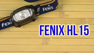 Fenix HL15BK - відео 1