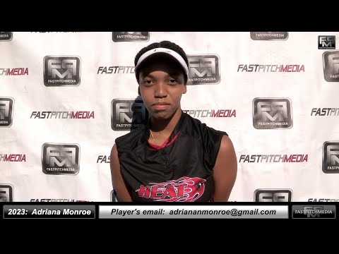 2023 Adriana Monroe 3.5 GPA - Middle Infield and Third Base Softball Skills Video - Heat