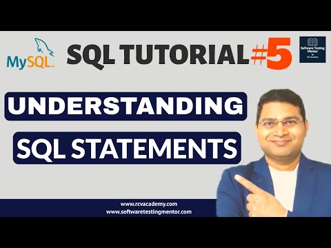 SQL Tutorial 5 Understanding SQL Statements and Syntax