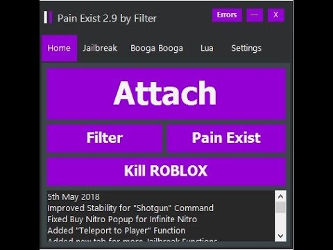 Roblox Exploit | Free LVL 6 FULL LUA Script Executor | Pain Exist V2.9