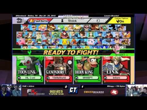 Aftershock - YbM + Infern vs Whispy + TM Hylen - Smash Wii U