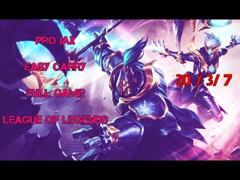 Pro Jungle Jax Full Gameplay! League of legends