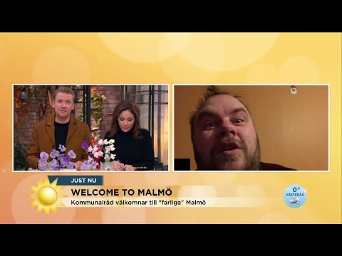 Kommunalråd välkomnar till "farliga" Malmö - Nyhetsmorgon (TV4)