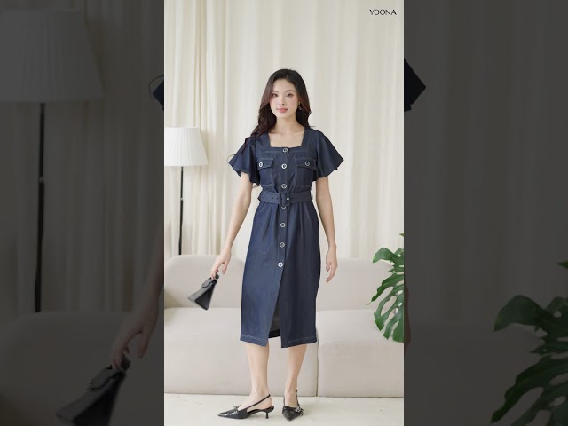 EH10B201 - Đầm denim