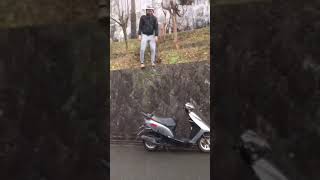 バイク 転落事故