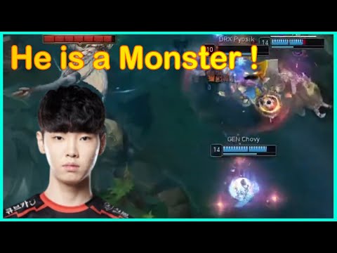 Chovy Wins The Fight By kiting For 45 Sec !