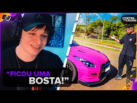 ARUAN REACTS: I CAN'T BELIEVE IT, THIS IS THE NEW COLOR OF MY GTR 😭 (RENATO GARCIA) - Aruan's Cuts