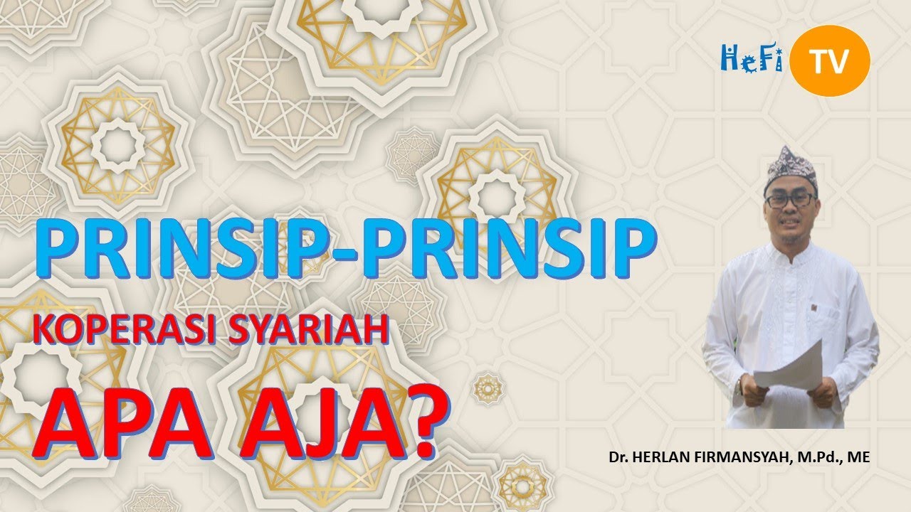 Prinsip-Prinsip Koperasi Syariah