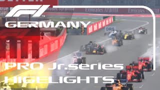 【F1 2019 PRO Jr.series / NO ASSISTS】第3戦 ドイツGP ハイライト / German Grand Prix 50% Race Highlights