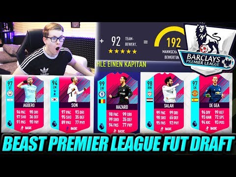 Ich baue MEIN BESTES PREMIER LEAGUE FUT DRAFT!! 🔥🔥 FIFA 18 Ultimate Team