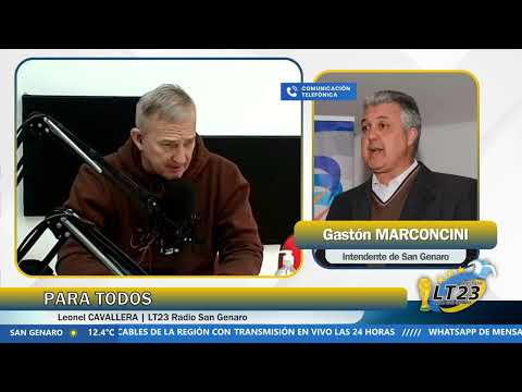 ENTREVISTA AL INTENDENTE DE SAN GENARO, GASTÓN MARCONCINI en Para Todos