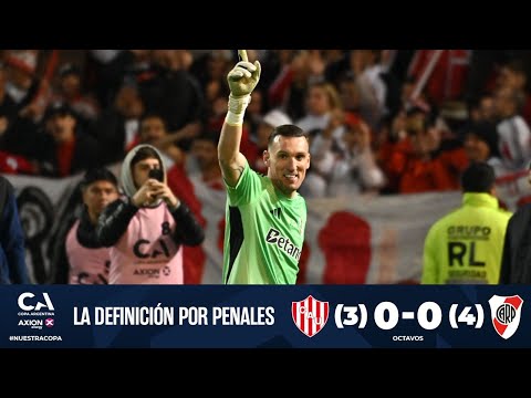 The penalty shootout. Unión 0 (3) - River 0 (4). Round of 16. Thirteenth edition.