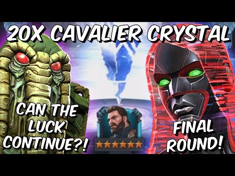 20x 6 Star Guillotine 2099 Cavalier Crystal Opening Final Round! - Marvel Contest of Champions