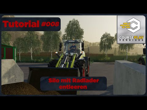LS19 Courseplay Tutorial Teil 8. - Silo mit Radlader entleeren - FS19 - 2021
