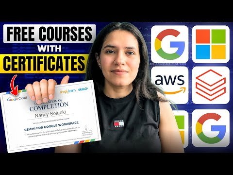 Free Certification Courses from Google, Microsoft & Databricks!
