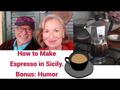 How to make Italian Espresso with a Bialetti #sicily