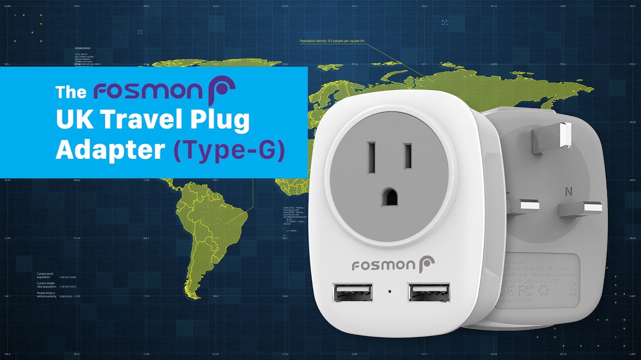 Watch video UK Travel Plug Power Adapter (US to UK, Ireland, Cyprus, Malta, Malaysia, Singapore, Hong Kong) Now UK Travel Plug Power Adapter (US to UK, Ireland, Cyprus, Malta, Malaysia, Singapore, Hong Kong)