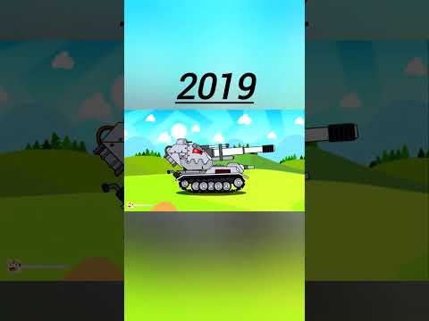 Evolution of Waffentrager e-100 Steel monster #homeanimations #cartoon_about_tanks #tanks