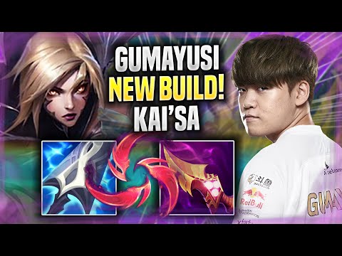GUMAYUSI TRIES NEW KAI'SA BUILD! - T1 Gumayusi Plays Kai'sa ADC vs Ezreal! | Preseason 2022