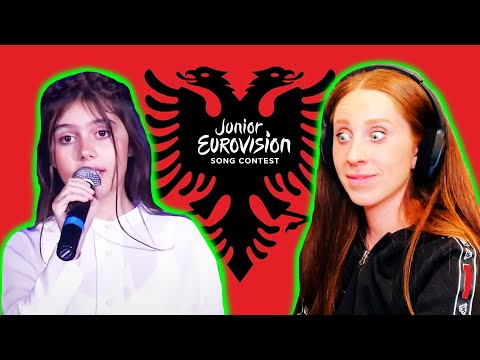 REACTING TO ALBANIA'S SONG  FOR JESC 22 // KEJTLIN GJATA - PAKEZ DIELL