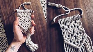 DIY Macrame home decor — a simple project for beginners!