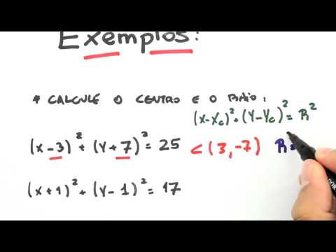 Me Salva! GA37 - Equação da circunferência - Exemplos