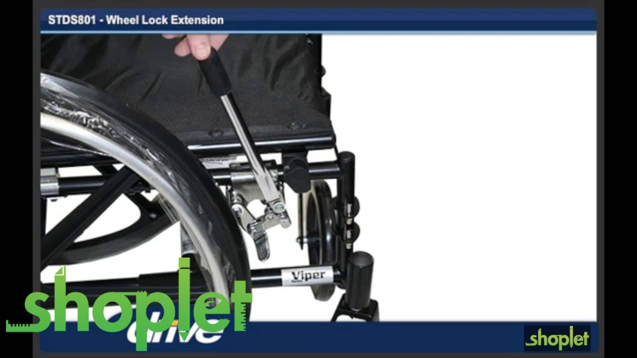 Drive Devilbiss Healthcare Wheelchair Transport Chair Brake Handle