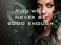 Evanescence - Lies instrumental with lyrics 