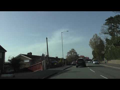 Driving On Bath Road, Commandery Road & Sidbury, Worcester, England 30th March 2021