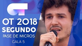 "EL PATIO" - MIKI | Segundo pase de micros Gala 5 | OT 2018