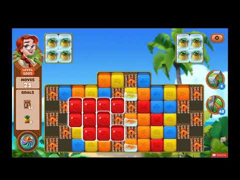 Lost Island Blast Adventure Level 1605 NO BOOSTERS - A S GAMING ✔