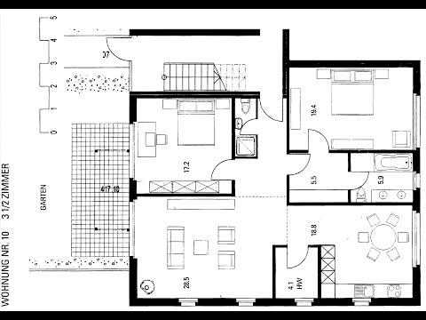 Landstrasse 67, 5436 Würenlos (3.5 Zimmer inkl. Terrasse und Garagenplatz)
