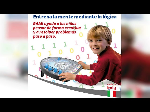 Vídeo relacionado con Quercetti Rami Code Juguetes Niños 5 Años hasta los 10 Años, Aprende Coding y Pensamiento Lógico, Juego de Mesa Stem Preescolar, Manualidades Niños, Juegos Educativos Niños 5 Años, Made in Italy