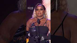 Mary J. Blige Accepts 2024 Entertainment Icon Honor I Urban One Honors