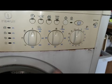 New washer-dryer Indesit WIDL106!
