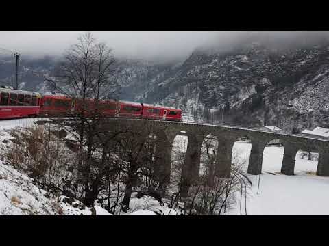 Bernina Express Winter Albula Line