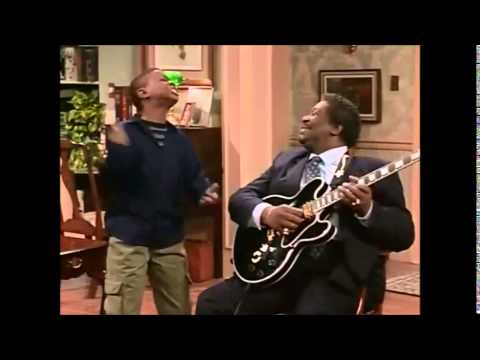 Kenny sings with BB King - The Cosby Show