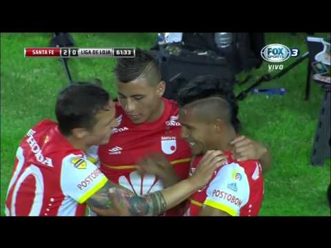 Wilson Morelo's goal for Santa Fe
