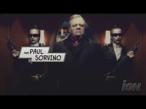 Trailer still: stage and audience for GeneCo’s gala — the setting of 'At the Opera Tonight' and 'Chromaggia'