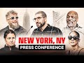 Netflix and MVP Present: Paul vs. Tyson & Taylor vs. Serrano Press Tour - Part I