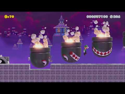マグナムキラービル/Banzai Bill Building by タチハヤ - Super Mario Maker 2 - No Commentary 1bv