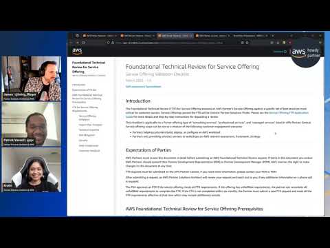 Howdy Partner - Cloud Fundamentals and the AWS Foundational Technical Review (FTR)