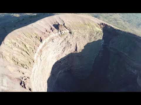 Mount Vesuvius by drone