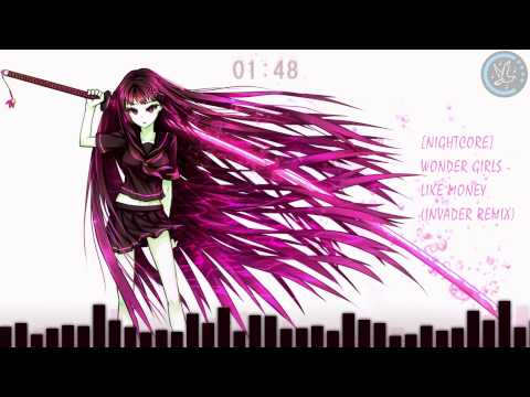 ♫❤[Nightcore] Wonder Girls - Like Money (Invader Remix) ❤♫